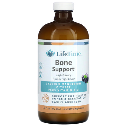 LifeTime Vitamins, Bone Support, Blueberry, 16 fl oz (473 ml)