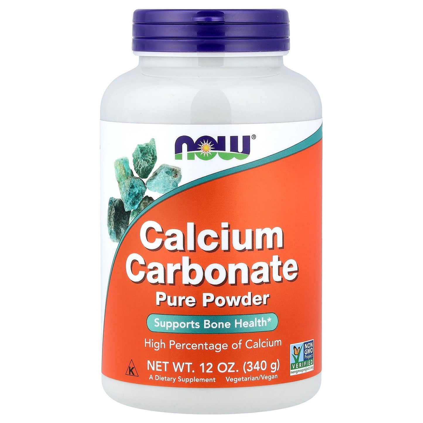 NOW Foods, Calcium Carbonate Pure Powder, 12 oz (340 g)