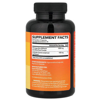 Havasu Nutrition, Ashwagandha, 90 Capsules
