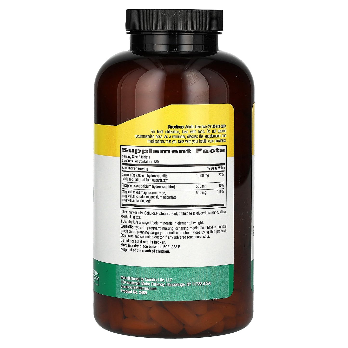 Country Life, Target-Mins, Calcium-Magnesium Complex, 360 Tablets