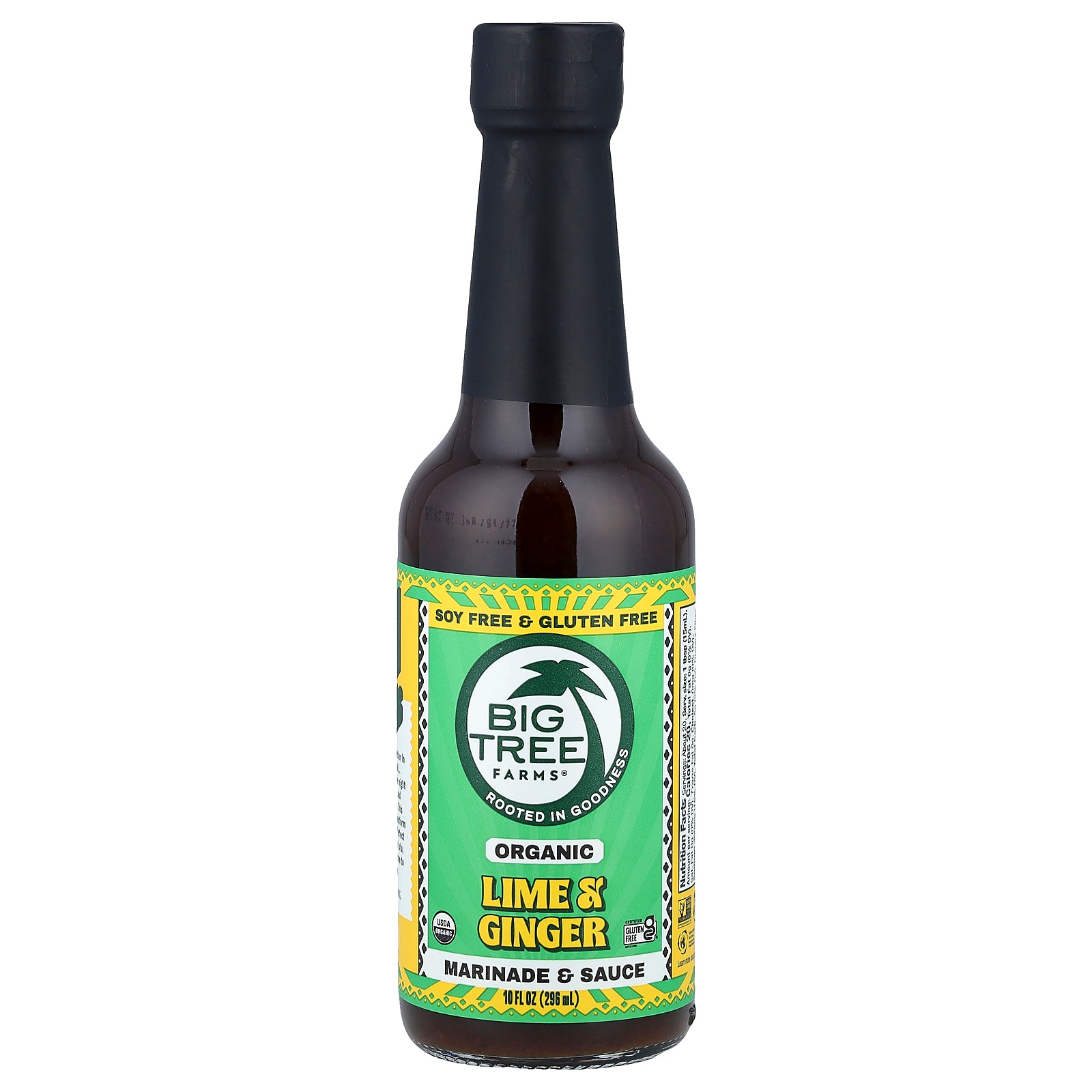 Big Tree Farms, Organic Lime & Ginger, Marinade & Sauce, 10 fl oz (296 ml)