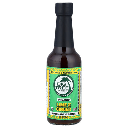 Big Tree Farms, Organic Lime & Ginger, Marinade & Sauce, 10 fl oz (296 ml)