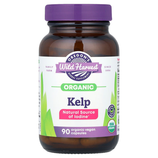 Oregon's Wild Harvest, Organic Kelp, 90 Organic Vegan Capsules