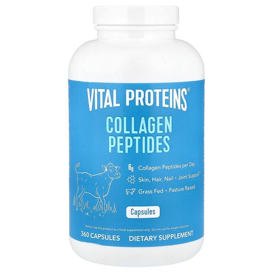 Vital Proteins, Collagen Peptides, 360 Capsules (550 mg per Capsule)