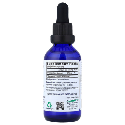 Eidon Ionic Minerals, Silica, Liquid Concentrate, 2 oz (60 ml)