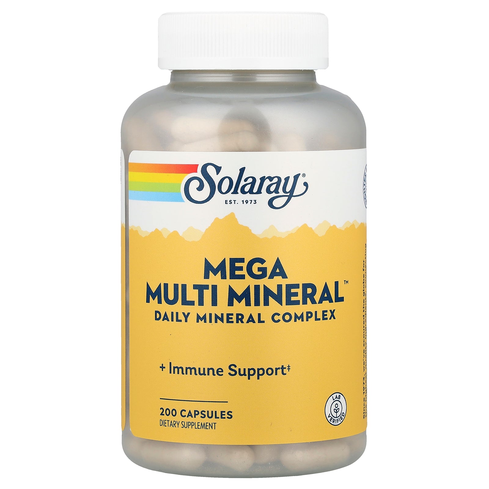 Solaray, Mega Multi Mineral™, 200 Capsules