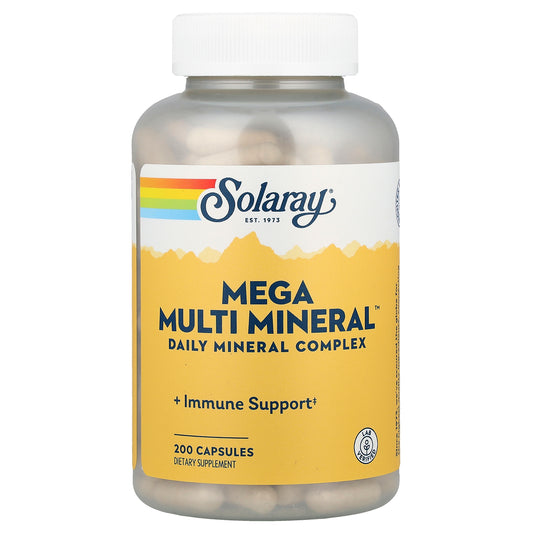Solaray, Mega Multi Mineral™, 200 Capsules