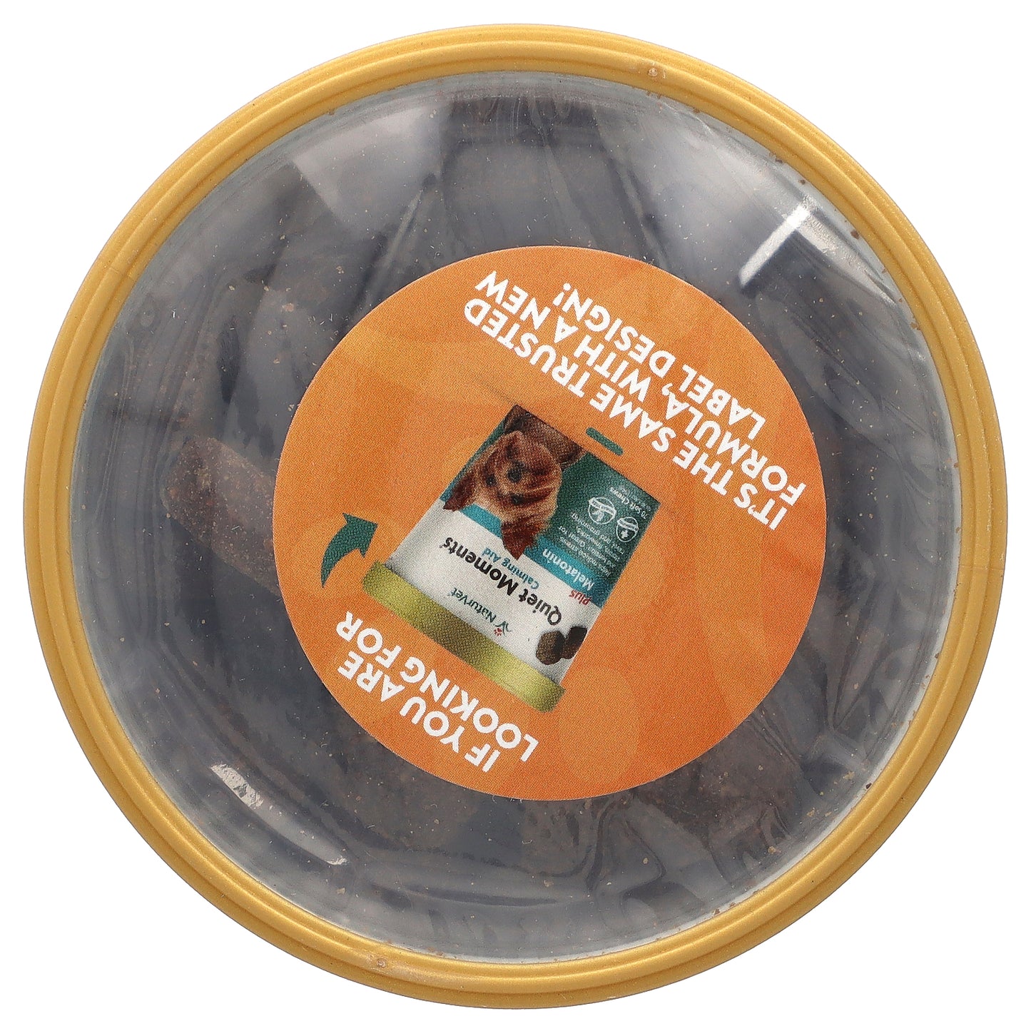 NaturVet, Quiet Moments® with Melatonin, Calming, For Dogs, Bacon & Chicken, 70 Soft Chews, 5.4 oz (154 g)