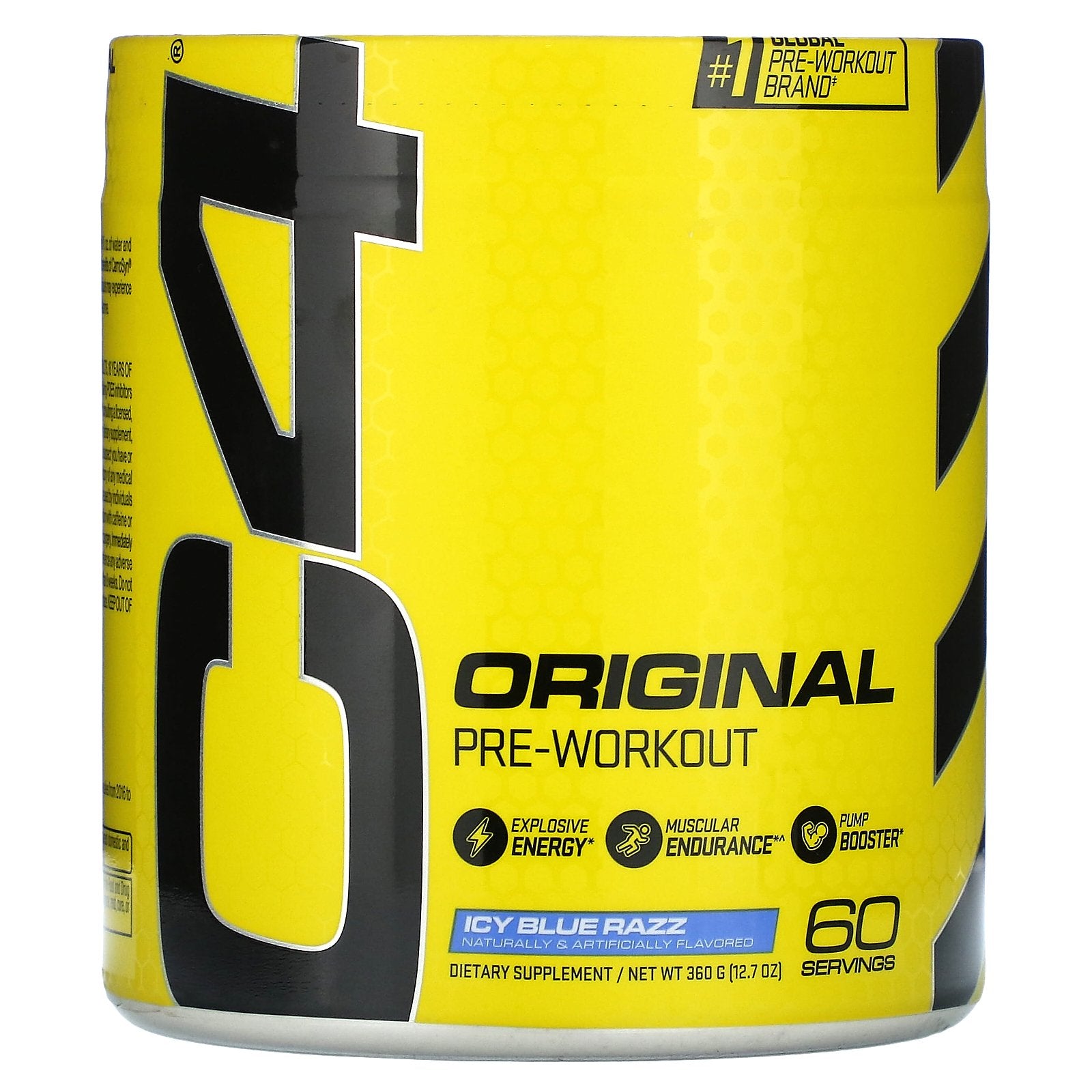 C4 / Cellucor, C4 Original, Pre-Workout, Icy Blue Razz, 12.7 oz (360 g)