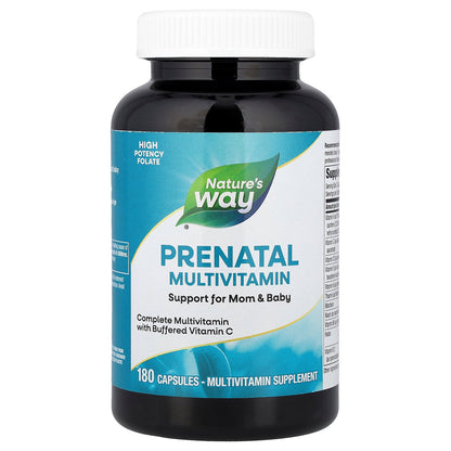 Nature's Way, Prenatal Multivitamin, 180 Capsules