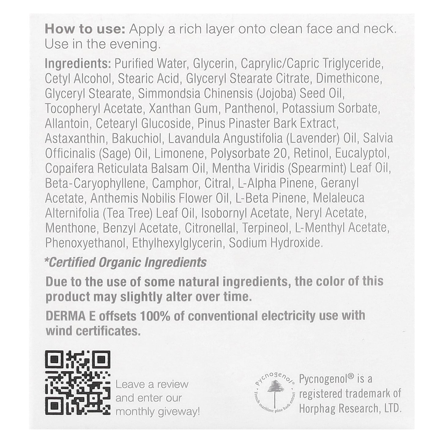 DERMA E, Anti-Aging Regenerative Night Cream, 2 oz (56 g)