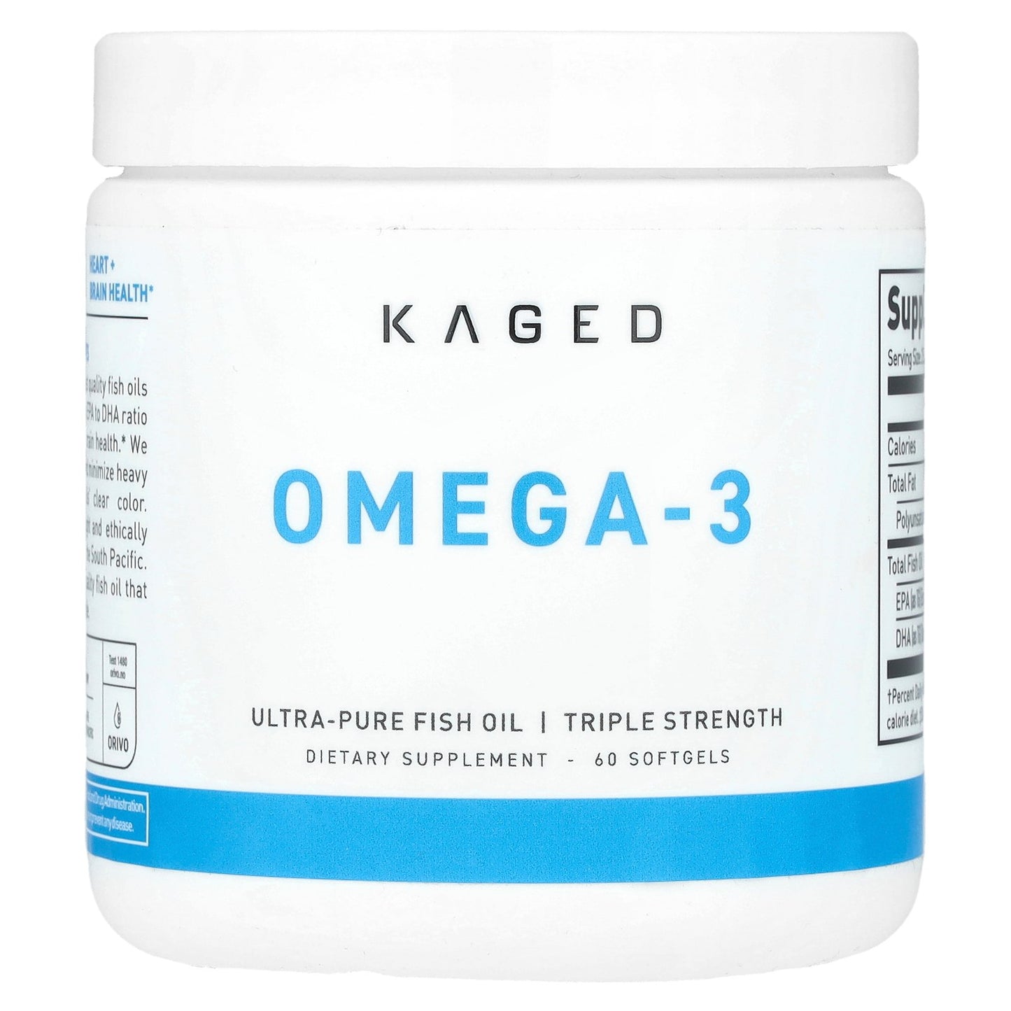 Kaged, Omega-3, Triple Strength, 60 Softgels