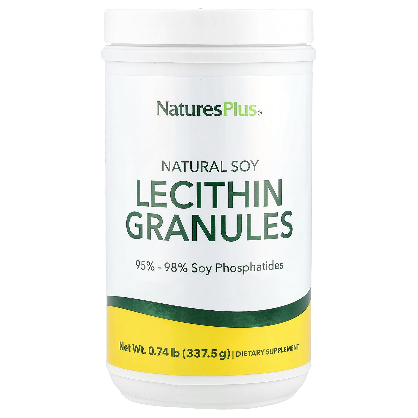 NaturesPlus, Natural Soy Lecithin Granules, 0.74 lb (337.5 g)