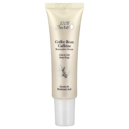 100% PURE, Coffee Bean Caffeine Restorative Serum, 1 fl oz (30 ml)