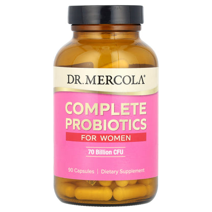 Dr. Mercola, Complete Probiotics for Women, 70 Billion CFU, 90 Capsules