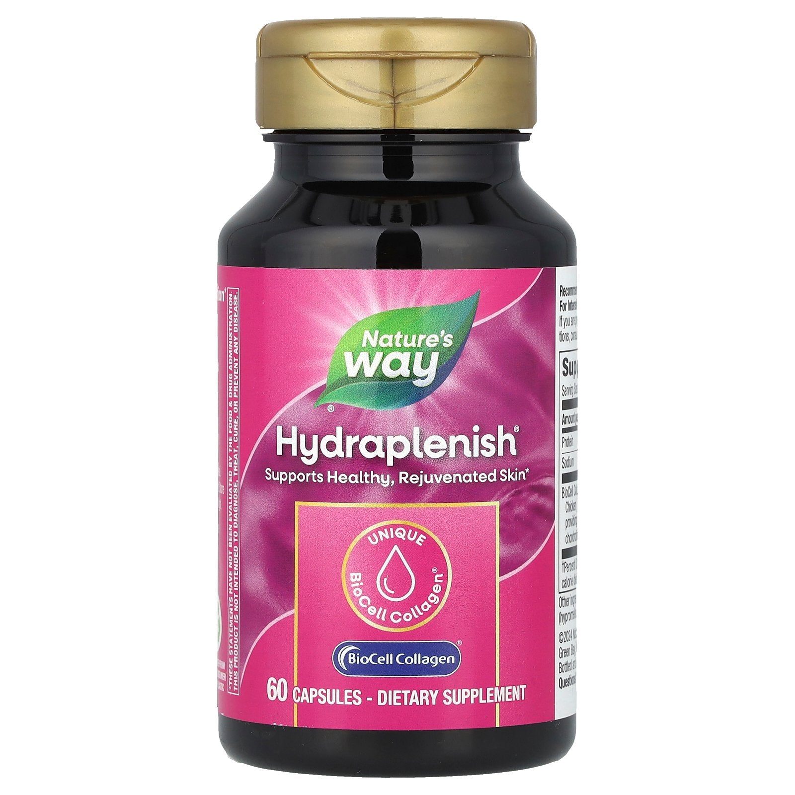 Nature's Way, Hydraplenish®, 60 Capsules (0.5 g per Capsule)