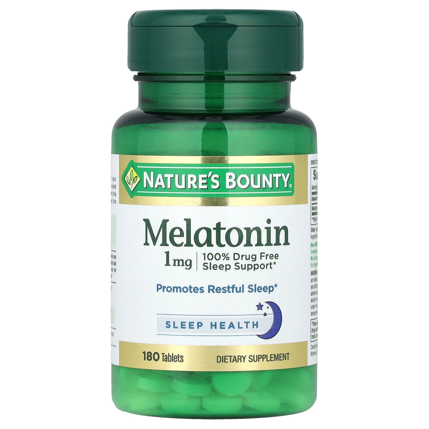Nature's Bounty, Melatonin, 1 mg, 180 Tablets