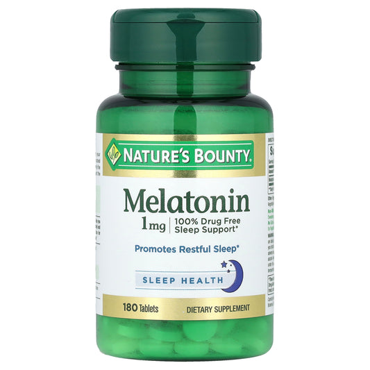 Nature's Bounty, Melatonin, 1 mg, 180 Tablets