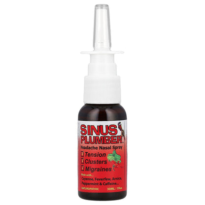 Greensations, Sinus Plumber™, Headache Nasal Spray, 1 fl oz (30 ml)