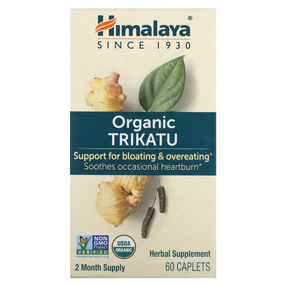 Himalaya, Organic Trikatu, 60 Caplets