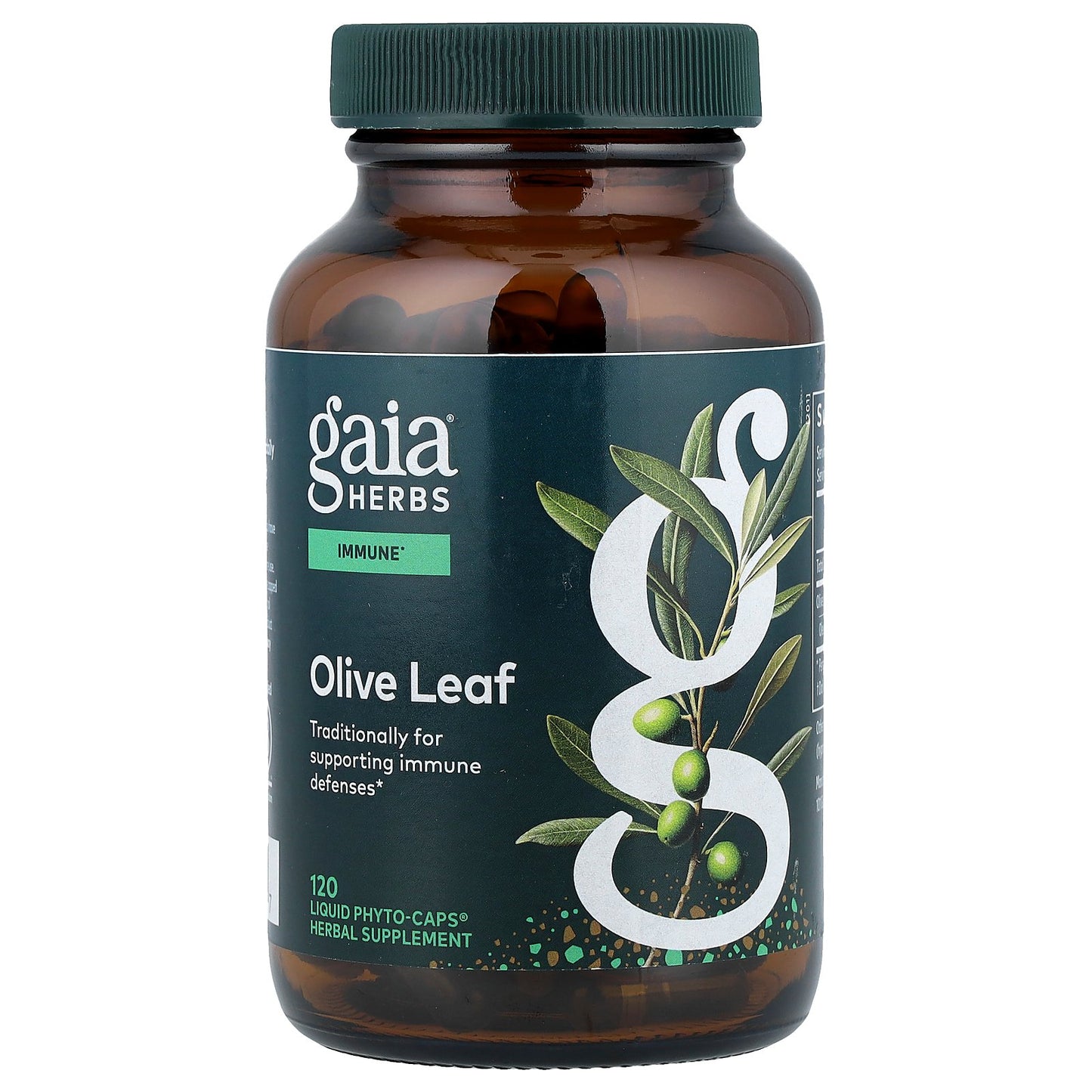 Gaia Herbs, Olive Leaf, 120 Liquid Phyto-Caps®