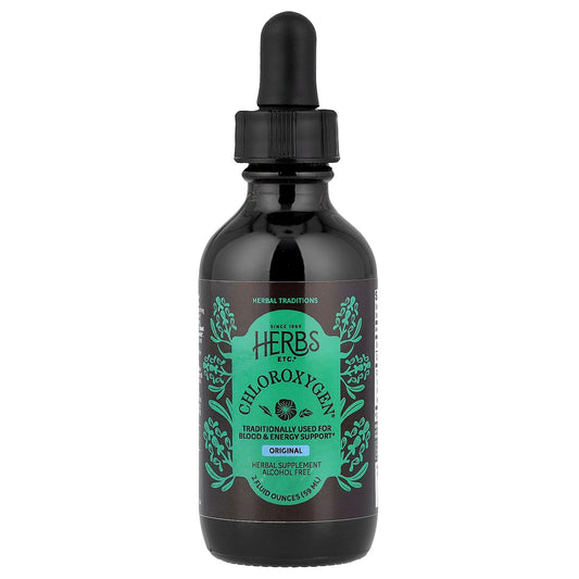 Herbs Etc., ChlorOxygen®, Original, Alcohol Free, 2 fl oz (59 ml)