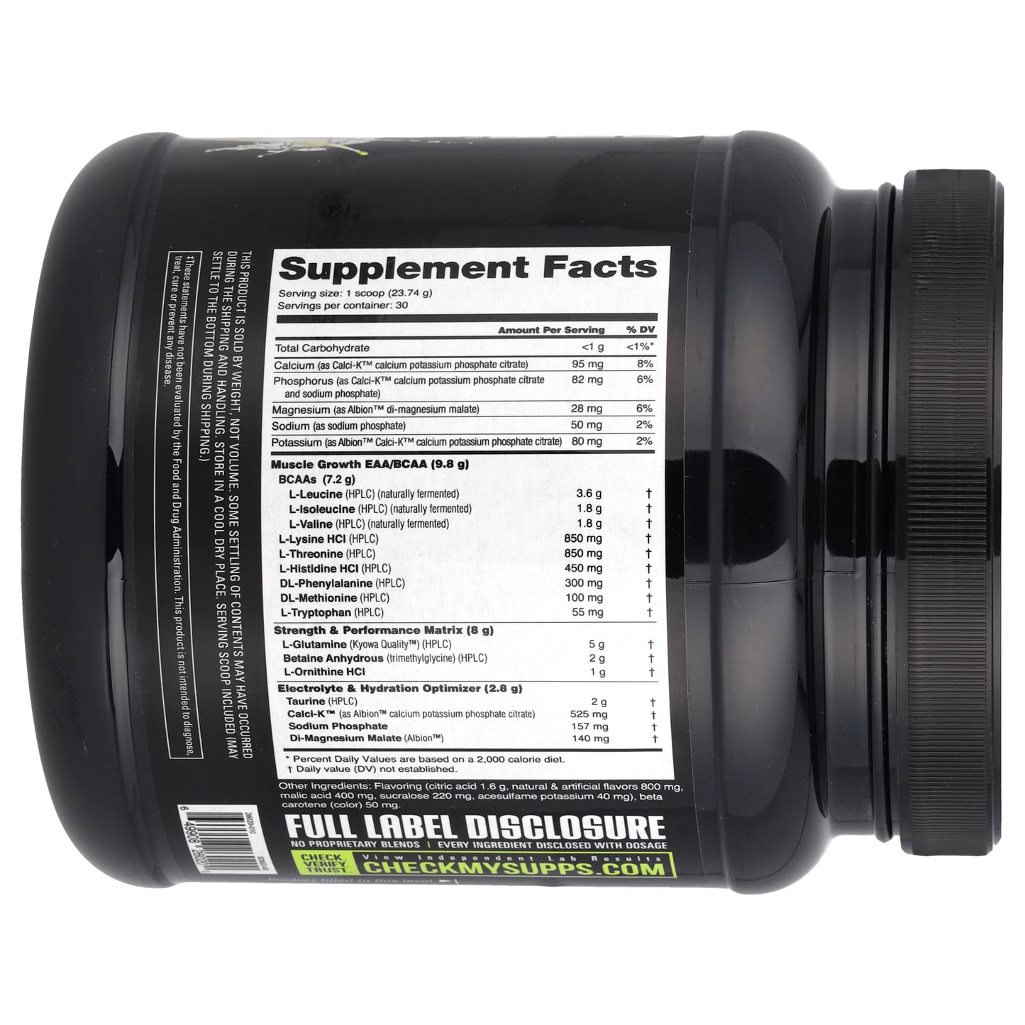 NutraBio, Intra Blast, Intra Workout Amino Fuel, Passion Fruit, 1.6 lb (712 g)