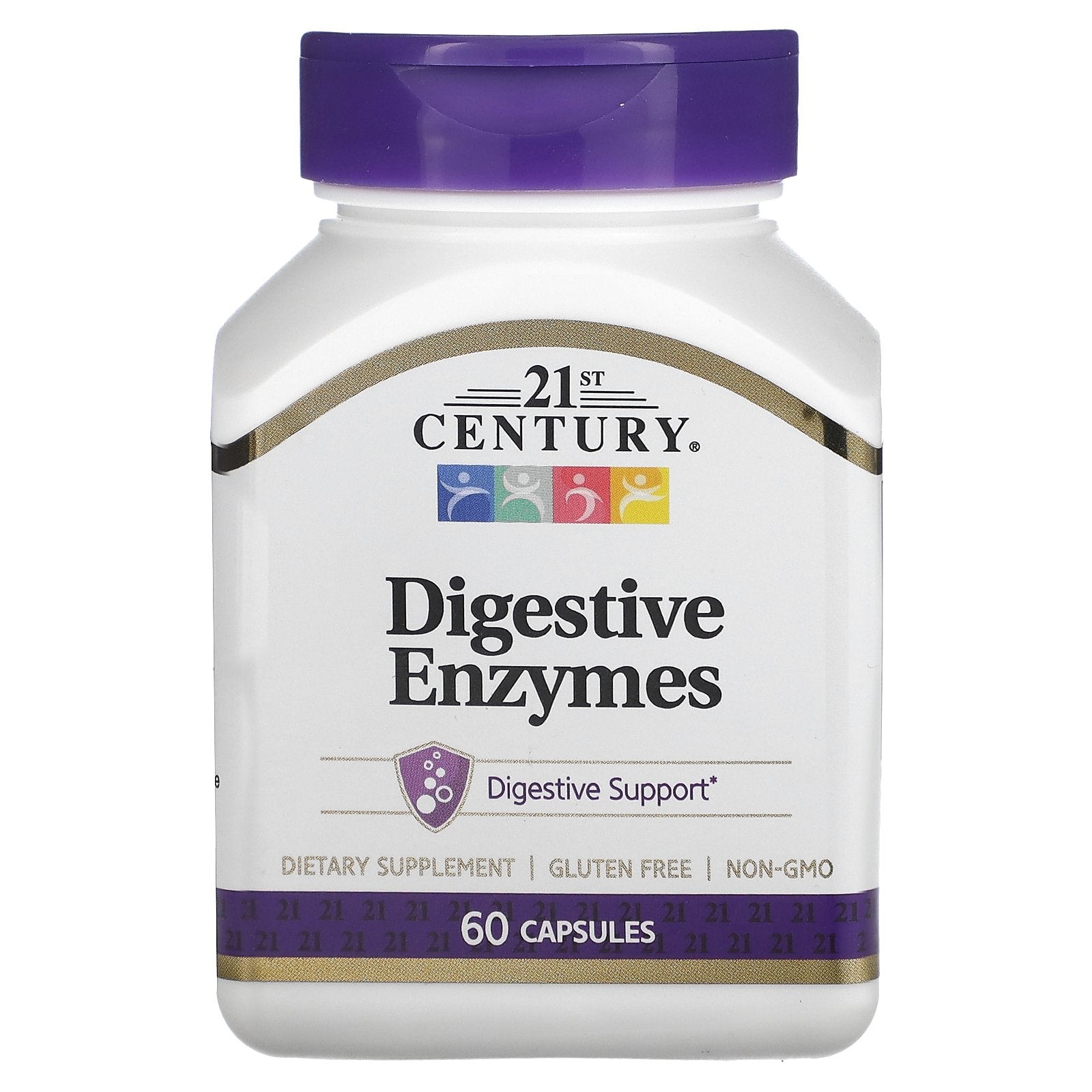 21st Century, Digestive Enzymes, 60 Capsules