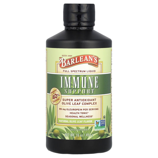 Barlean's, Olive Leaf Complex, Natural Olive Leaf, 95 mg, 16 oz (454 g)