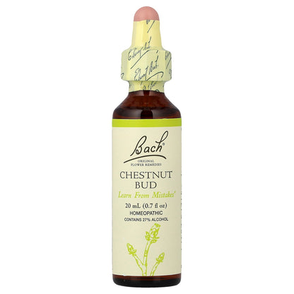 Bach, Original Flower Remedies, Chestnut Bud, 0.7 fl oz (20 ml)