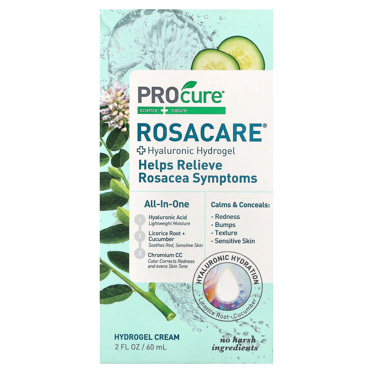 Procure, Rosacare® Hydrogel Cream, 2 fl oz (60 ml)