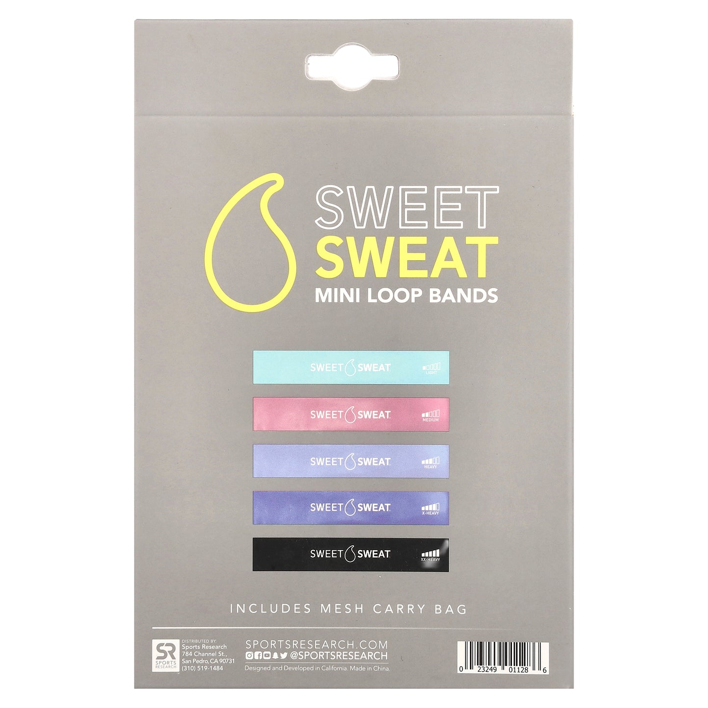 Sports Research, Sweet Sweat®, Mini Loop Bands, 5 Loop Bands