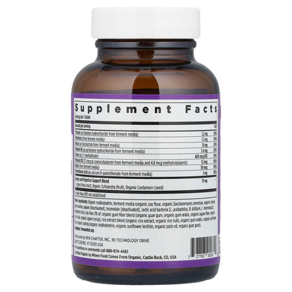 New Chapter, Fermented Vitamin B Complex, 60 Vegan Tablets