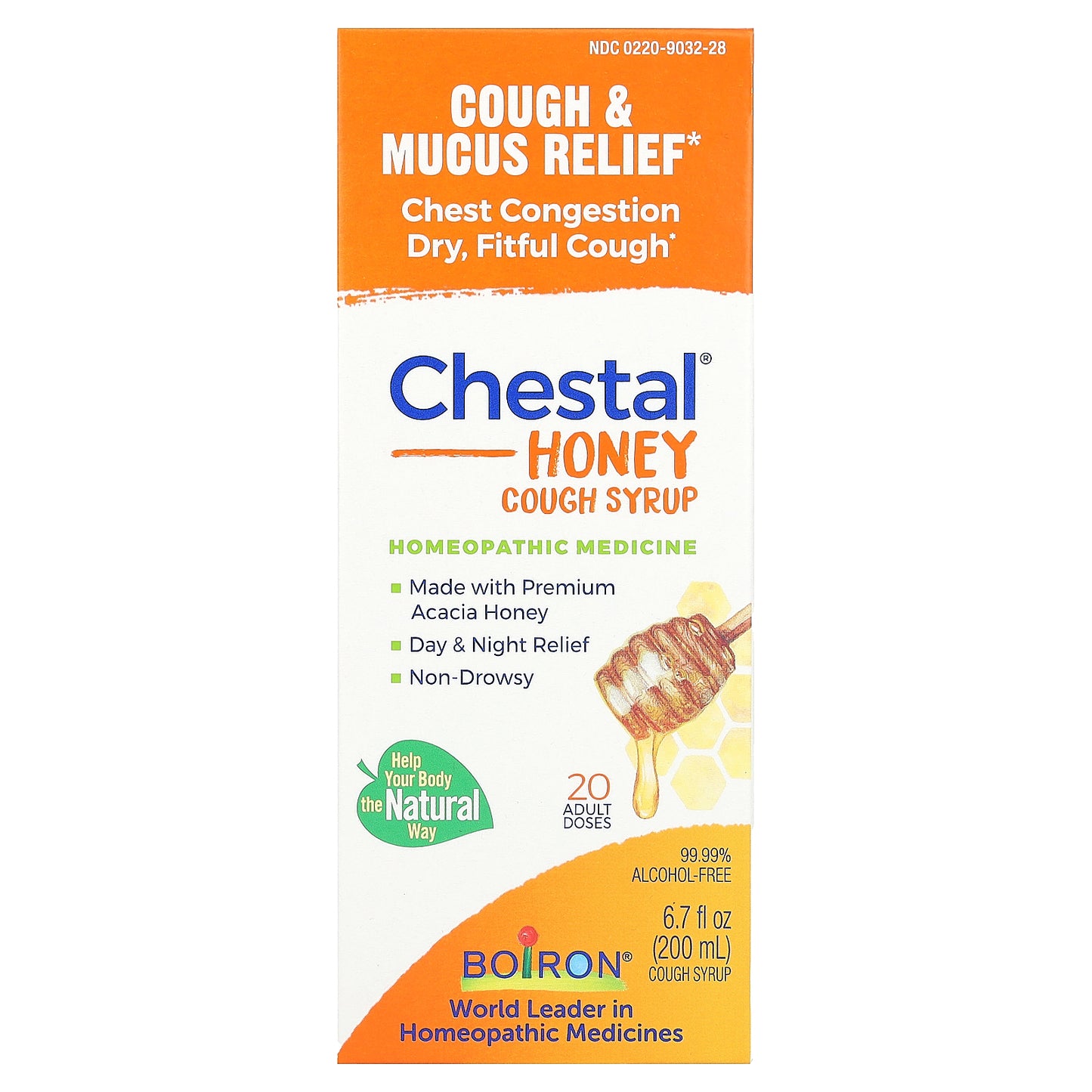 Boiron, Chestal Honey, Cough Syrup , 6.7 fl oz (200 ml)