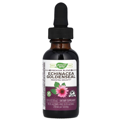Nature's Way, Echinacea Goldenseal, 250 mg, 1.01 fl oz (30 ml)