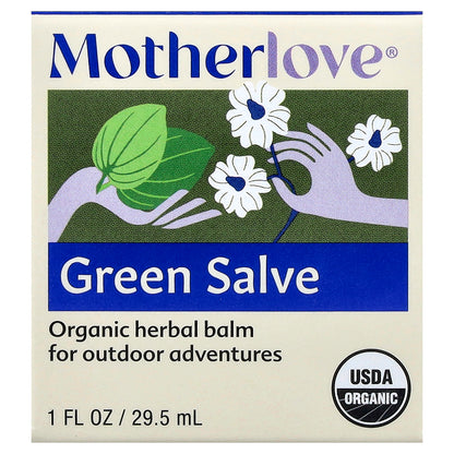 Motherlove, Green Salve, 1 fl oz (29.5 ml)