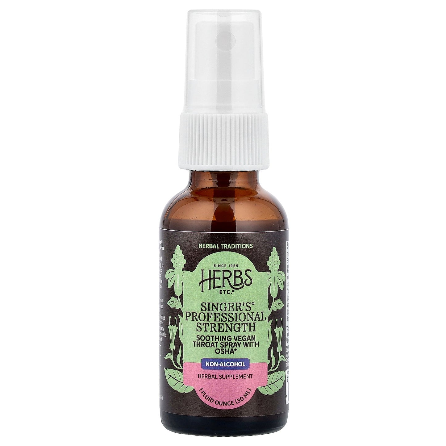 Herbs Etc., Singer's®, Non Alcohol, 1 fl oz (30 ml)
