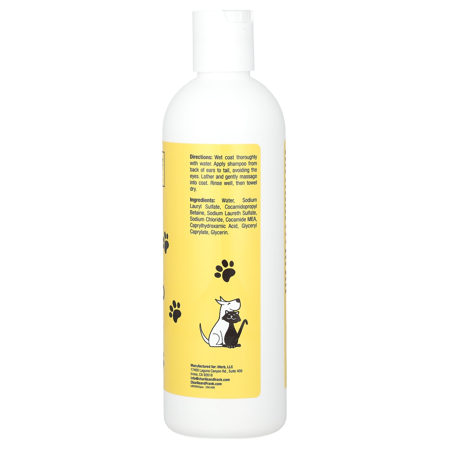 Charlie and Frank, Pet Shampoo,  For Cats & Dogs, Unscented, 16 fl oz (473 ml)