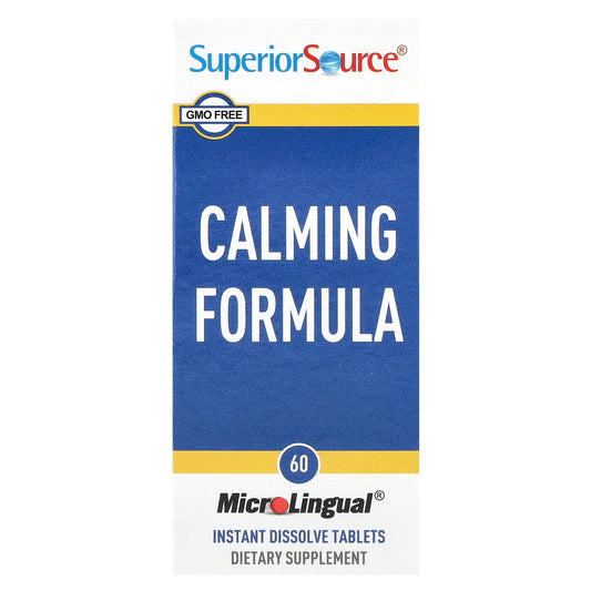 Superior Source, Calming Formula, 60 MicroLingual Instant Dissolve Tablets