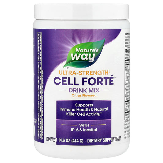 Nature's Way, Cell Forté® Drink Mix, With IP-6 & Inositol, Ultra-Strength, Citrus, 14.6 oz (414 g)