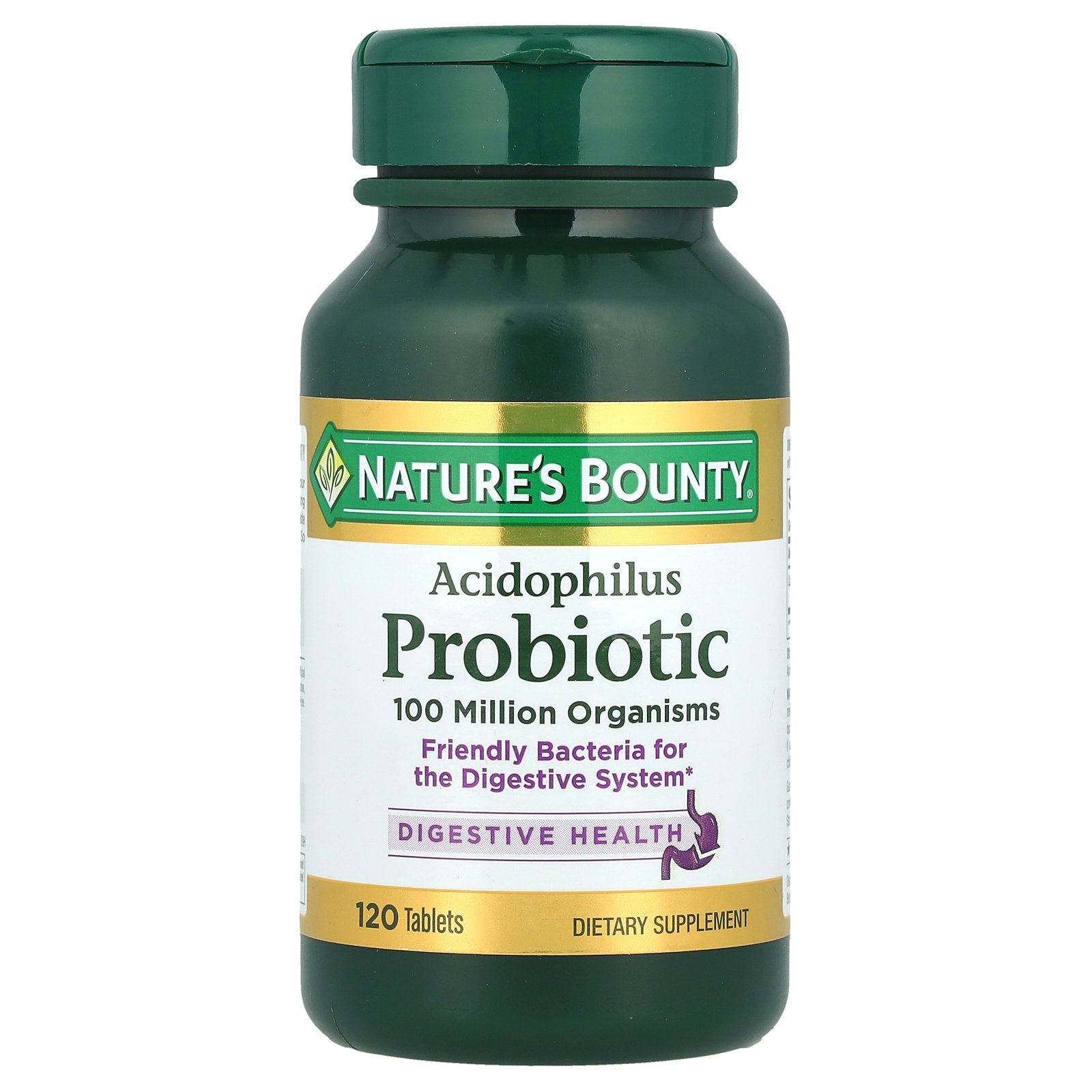 Nature's Bounty, Acidophilus Probiotic, 120 Tablets (0.5 mg per Tablet)