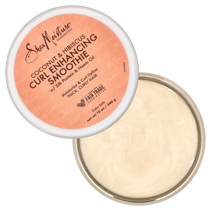 SheaMoisture, Curl Enhancing Smoothie, Coconut & Hibiscus, 12 oz (340 g)