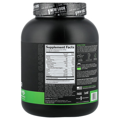 Rule One Proteins, Mass Gainer, Cookies & Creme, 5.64 lb (2.56 kg)