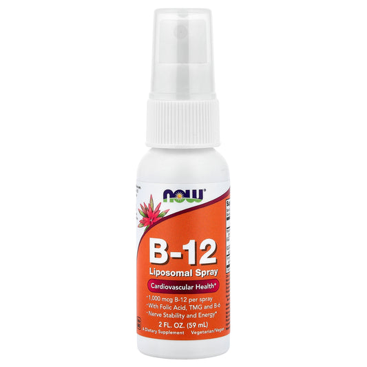 NOW Foods, B-12 Liposomal Spray, 2 fl oz (59 ml)