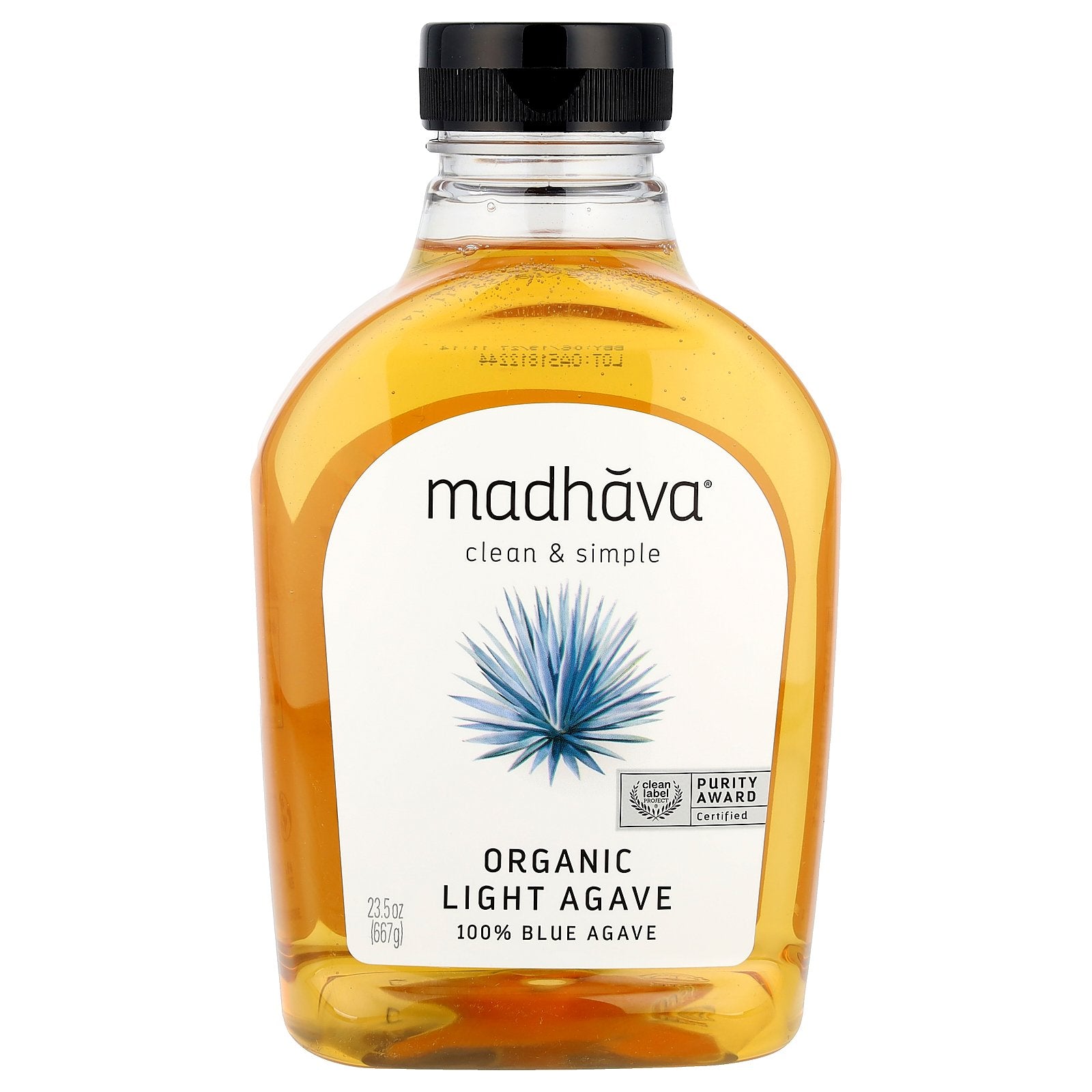 Madhava, Organic Light Agave, 23.5 oz (667 g)