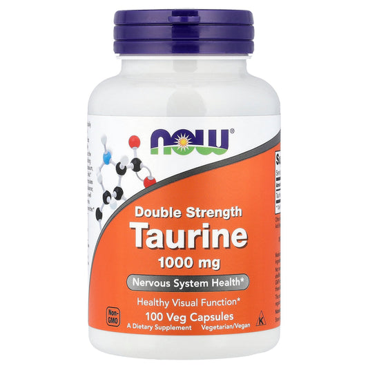 NOW Foods, Taurine, 1,000 mg, 100 Veg Capsules