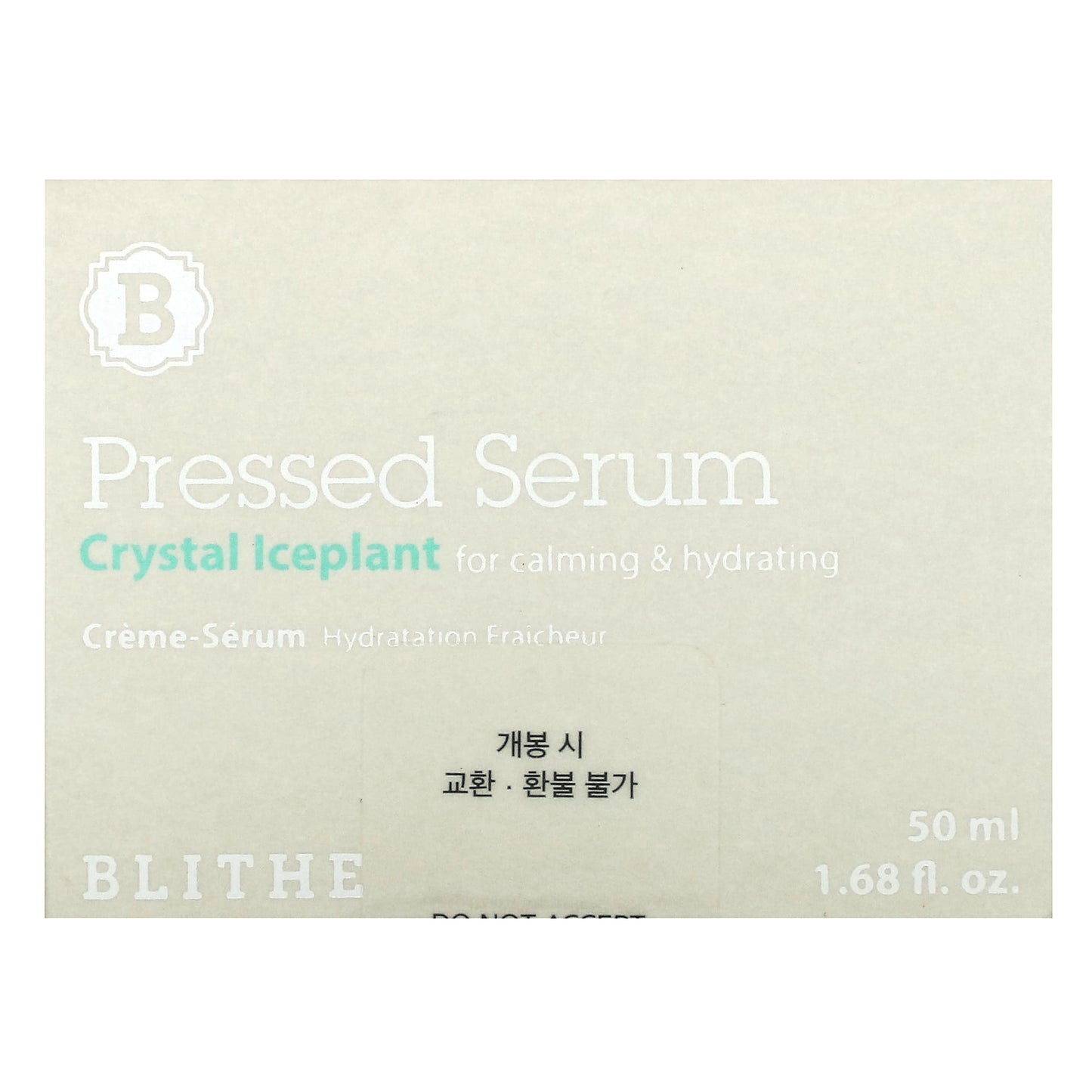 Blithe, Pressed Serum, Crystal Iceplant, 1.68 fl oz (50 ml)