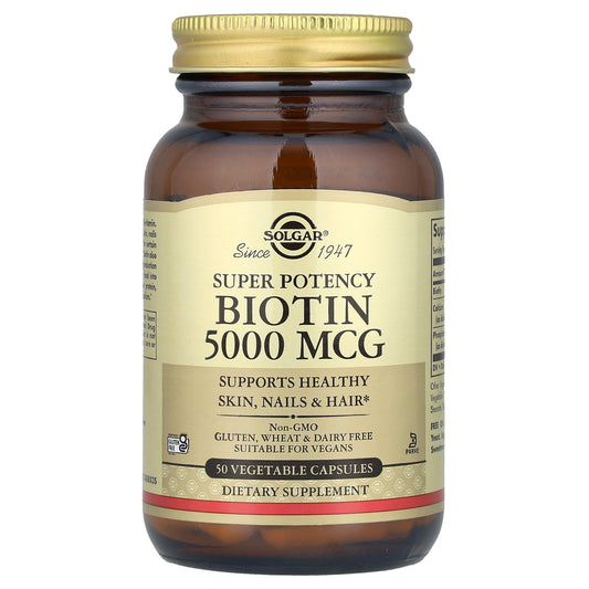 Solgar, Biotin, 50 Vegetable Capsules