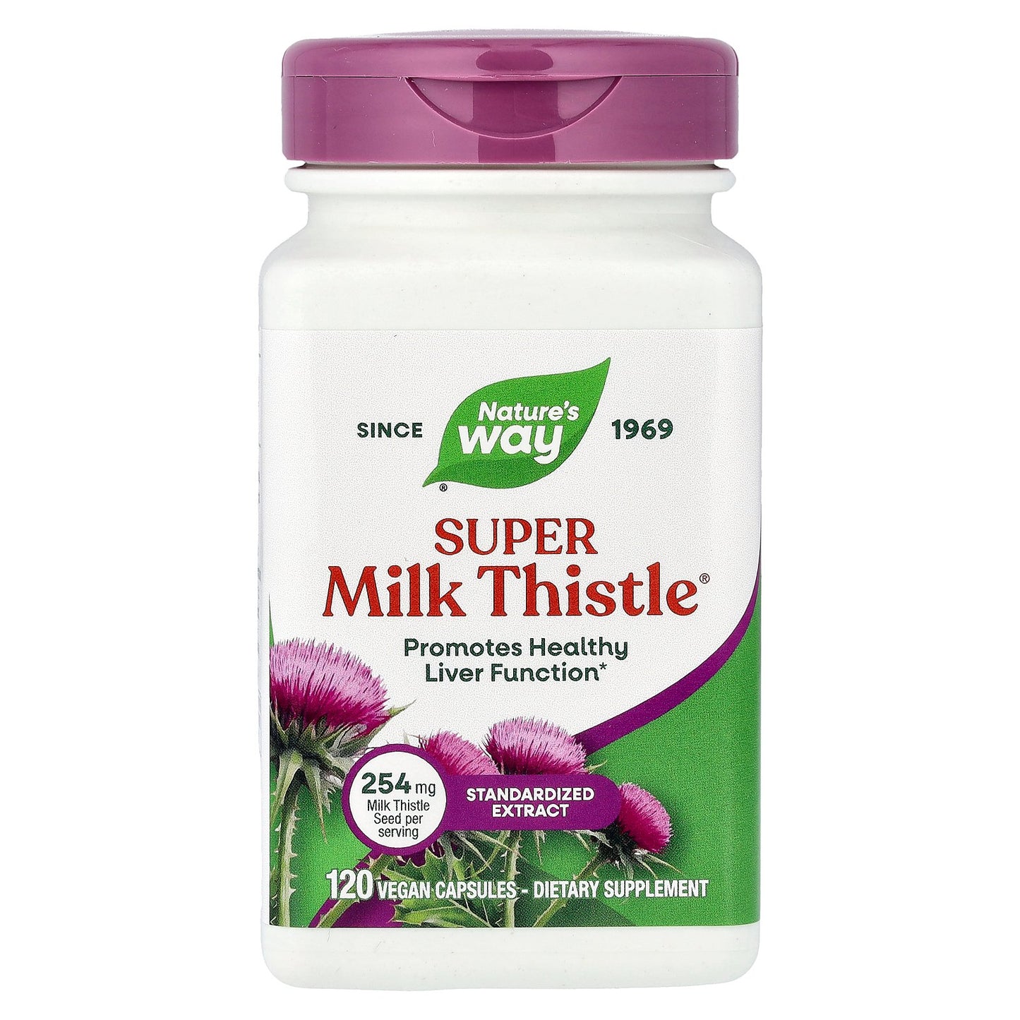 Nature's Way, Super Milk Thistle®, 120 Vegan Capsules
