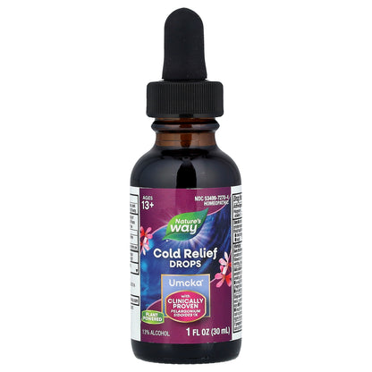 Nature's Way, Umcka®, Cold Relief Drops, Ages 13+, 1 fl oz (30 ml)